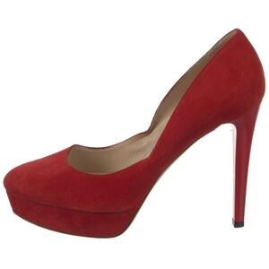 Jimmy Choo Red Platform Shoes